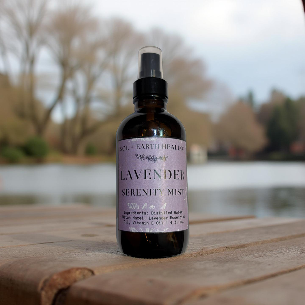 Lavender Serenity Mist — Calming Aromatherapy Spray