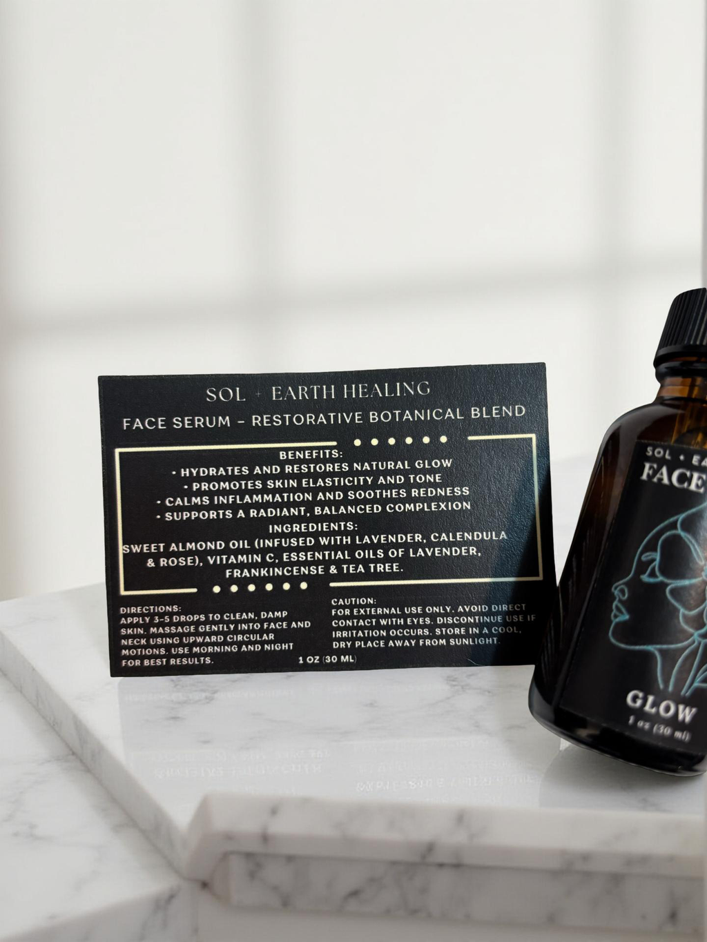 Glow Face Serum — Restorative Botanical Blend