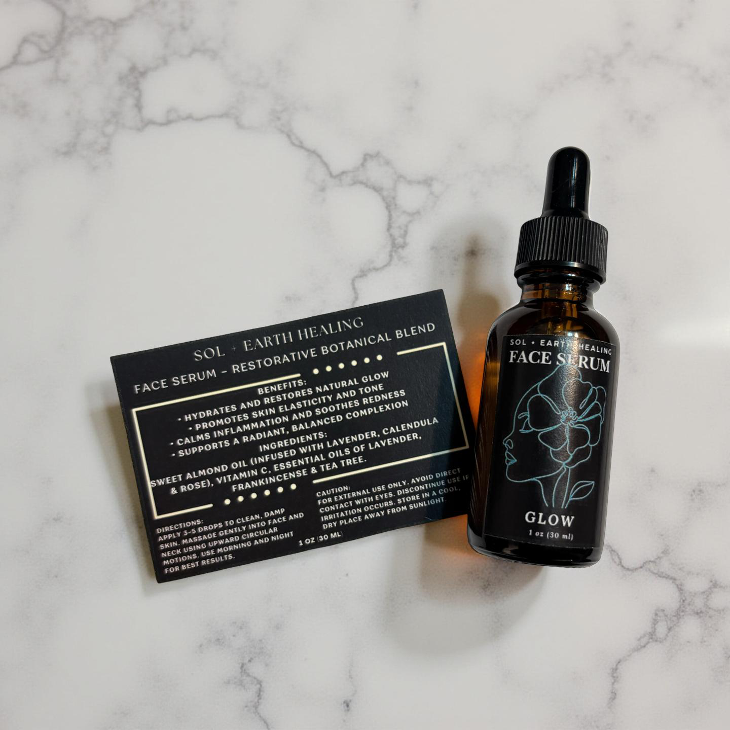 Glow Face Serum — Restorative Botanical Blend